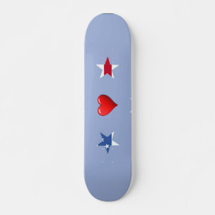 Patriotic Stars Skateboard