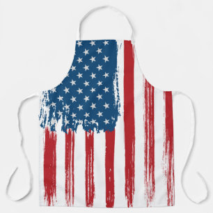 Patriotic Stars & Stripes  Apron