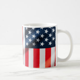 Patriotic Stars & Stripes Classic Mug – USA