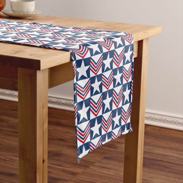 Patriotic Stars Table Runner (In Situ)