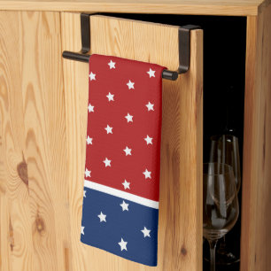 Patriotic Stars Tea Towel