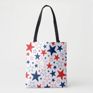 Patriotic Stars Tote Bag