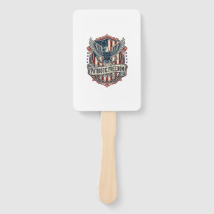 Patriotic State Pride Series Vector Graphic Tee (2 Hand Fan
