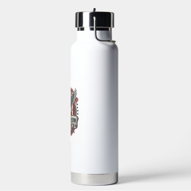 Patriotic State Pride Series Vector Graphic Tee (2 Water Bottle (Left)