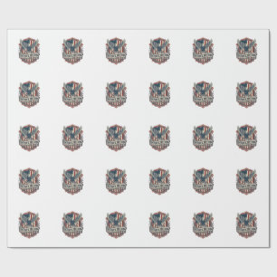Patriotic State Pride Series Vector Graphic Tee (2 Wrapping Paper