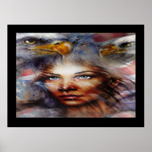 Patriotic Strength Poster