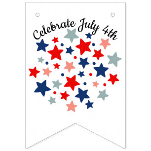 Patriotic Summer July 4th bunting