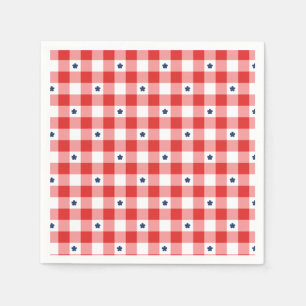 Patriotic Summer Picnic Napkin