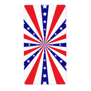Patriotic Sun Burst