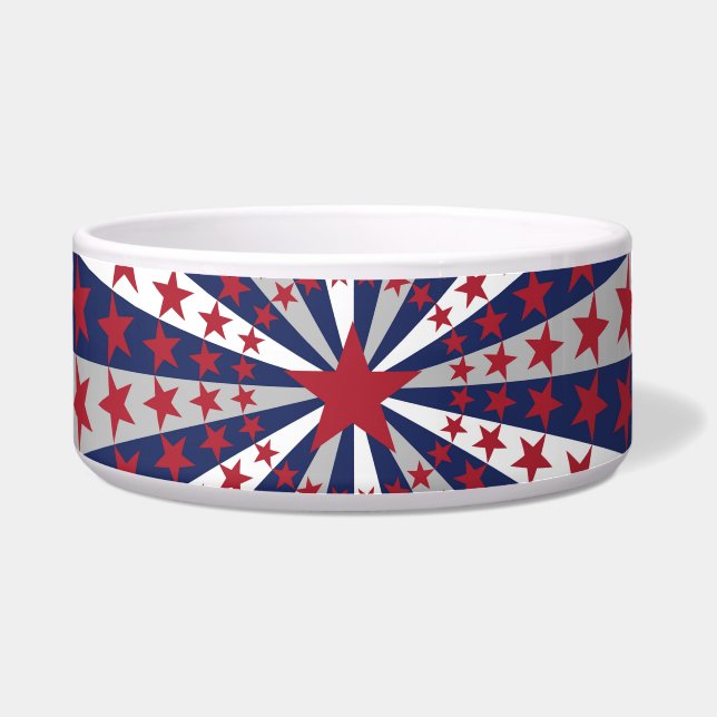 Patriotic Sunburst: American Flag Artwork (Front)