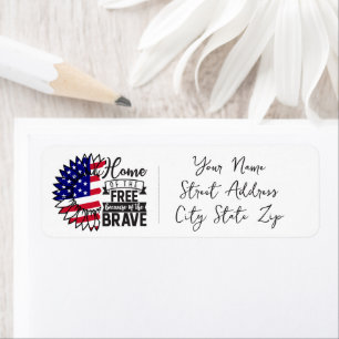 Patriotic Sunflower, Home of the Free