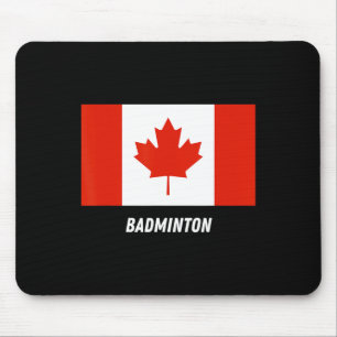 Patriotic Support Badminton Canada Team Sport Cana Mouse Mat
