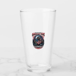 Patriotic Swamp Monster Old Glory Horror Monster P Glass