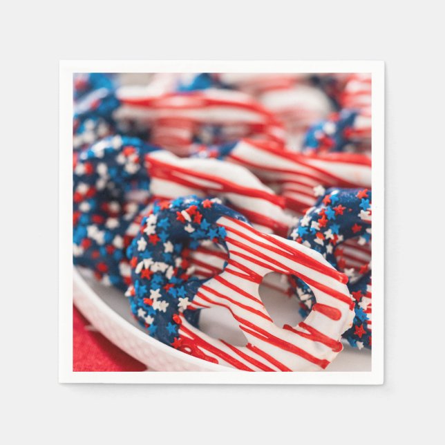Patriotic sweets napkin (Front)
