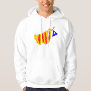 Patriotic Symbol, Catalonia freedom dove. Hoodie