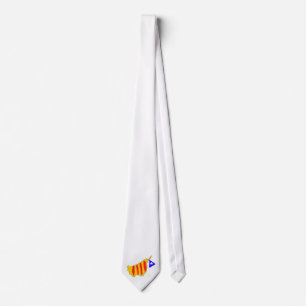 Patriotic Symbol, Catalonia freedom dove. Tie