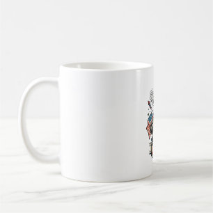 Patriotic T-Rex 4th of July Vintage Shirt Design_1 Coffee Mug