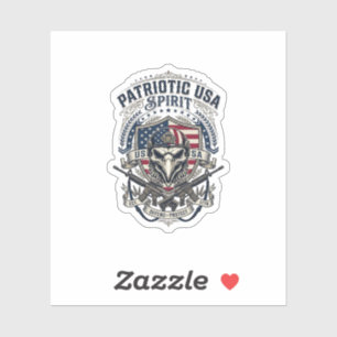 Patriotic Tactical Eagle Skull Military Inspired S