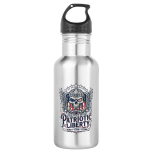 Patriotic Tactical Eagle Skull Military Inspired S 532 Ml Water Bottle