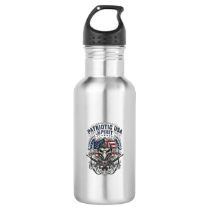 Patriotic Tactical Eagle Skull Military Inspired S 532 Ml Water Bottle