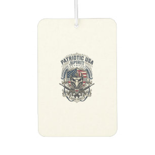 Patriotic Tactical Eagle Skull Military Inspired S Car Air Freshener