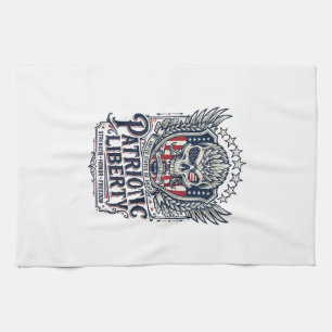 Patriotic Tactical Eagle Skull Military Inspired S Tea Towel