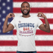 Patriotic Teacher Shirt 4th of July Teacher's Day