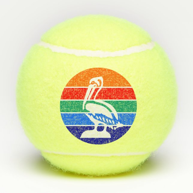 Patriotic Tennis Ball with Flag of St. Petersburg (Back)
