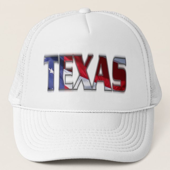 Patriotic Texas and American Flag Hat (Front)