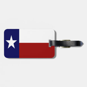 Patriotic Texas Flag Luggage Tag