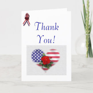 Patriotic Thank You Card