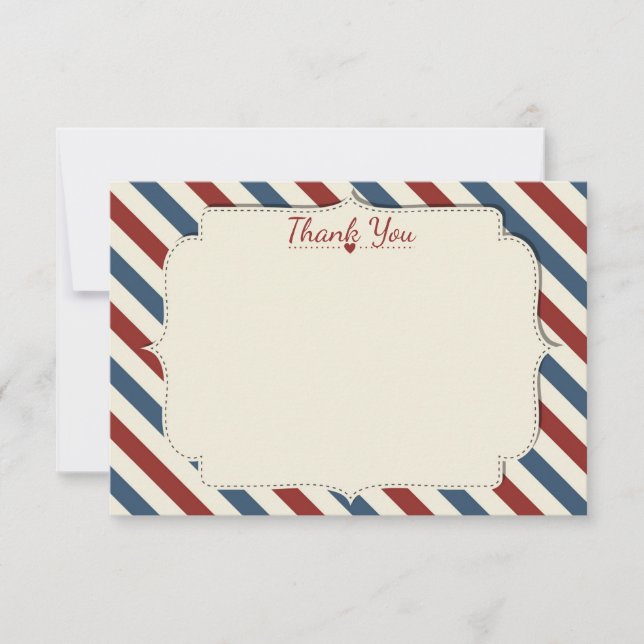 Patriotic Thank You Card (Front)