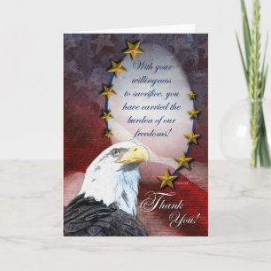 Patriotic Thank You Card