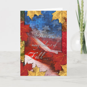 Patriotic Thanksgiving Card