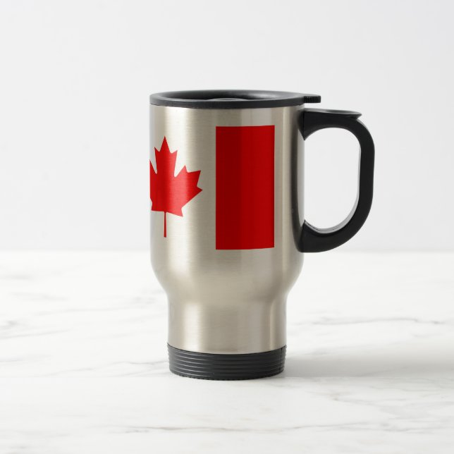 Patriotic the Canadian flag Travel Mug (Right)