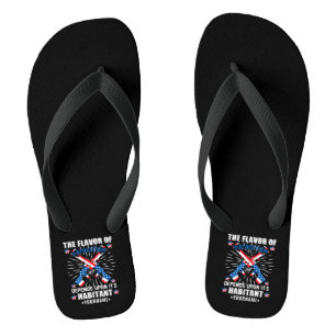 Patriotic The Flavour of Patriotism Flip Flops