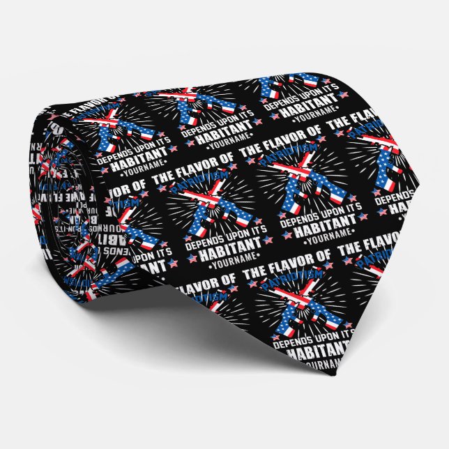 Patriotic The Flavour of Patriotism Tie (Rolled)