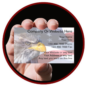 Patriotic Theme Business Cards