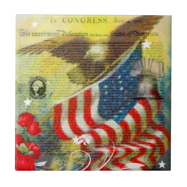 Patriotic theme tile (Front)