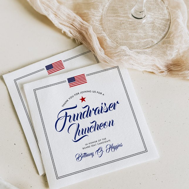 Patriotic Themed Event | American Flag Napkin (Creator Uploaded)