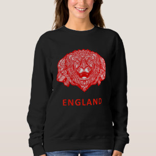 Patriotic Three Headed Lion England Sweatshirt