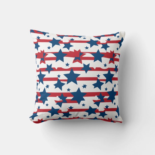 Patriotic Throw Pillow (Front)