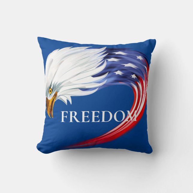 Patriotic Throw Pillow (Front)