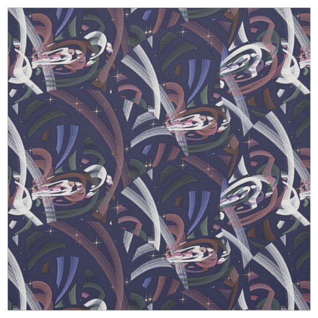 Patriotic Thunder Moon Fabric (Swatch)