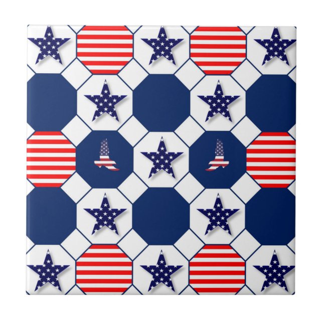 Patriotic Tile (Front)