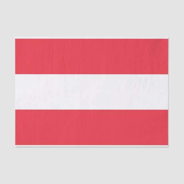 Patriotic tissue paper with flag of Austria (Front)
