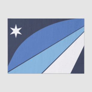 Patriotic tissue paper with flag of Columbia, SC