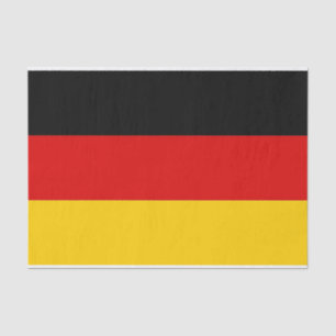 Patriotic tissue paper with flag of Germany