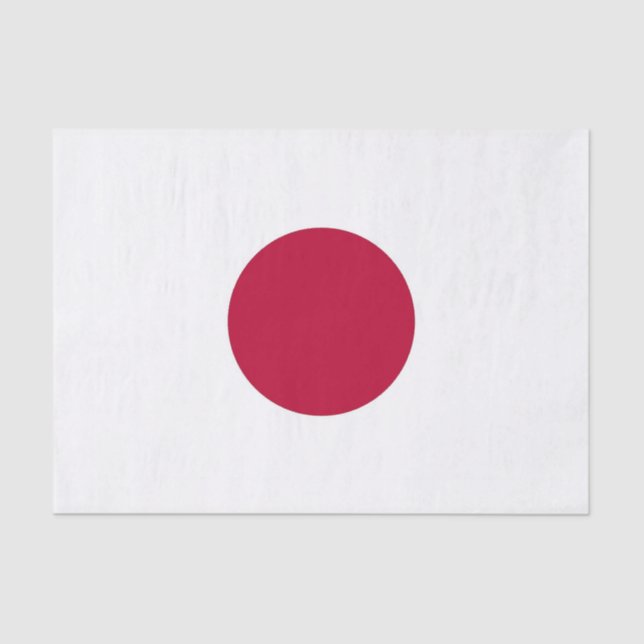 Patriotic tissue paper with flag of Japan (Front)