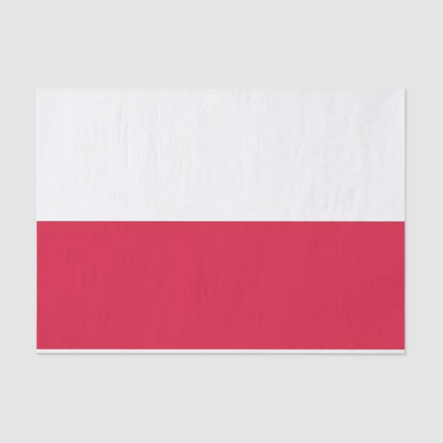 Patriotic tissue paper with flag of Poland (Front)
